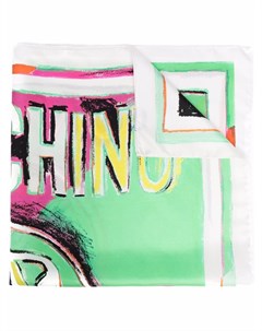Платок с абстрактным принтом Moschino