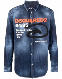 Рубашка с логотипом Dsquared2