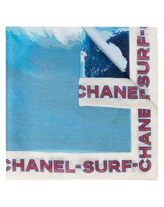 Шарф Surf Line 2002 го года с графичным принтом Chanel pre-owned