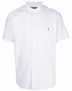 Рубашка оксфорд с короткими рукавами и вышивкой Polo ralph lauren