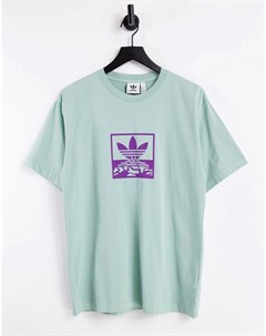 Зеленая окрашенная футболка SPRT Adidas originals