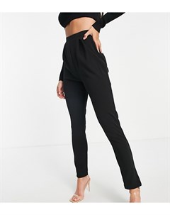 Черные суженные книзу трикотажные брюки ASOS DESIGN Tall Asos tall