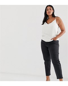 Черные узкие джинсы в винтажном стиле ASOS DESIGN Curve Farleigh Asos curve