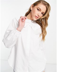 Белая блузка с воротником Inwear