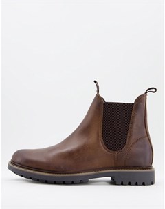 Кожаные ботинки челси коричневого цвета Dylan Schuh