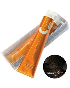 Крем краска для волос не содержащая аммиак 4 коричневый Compagnia del colore