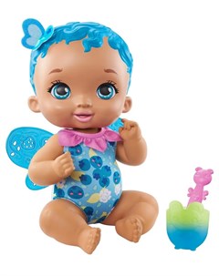 Кукла My Garden Baby Малышка фея Ягодный обед голубая Mattel games