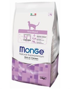 Сухой корм для кошек Sterilised 0 4 кг Monge