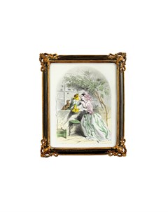 Картина тубероза и нарцисс в раме селин мультиколор 24x29x1 см Object desire