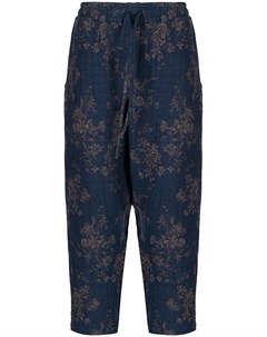 Шерстяные брюки Alva с цветочным принтом Ymc