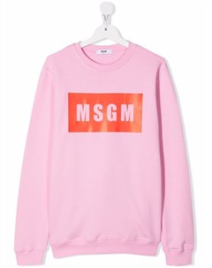 Толстовка с логотипом Msgm kids