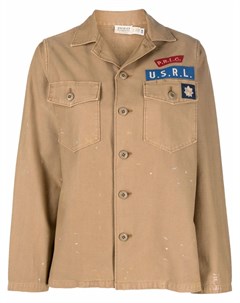 Куртка рубашка с эффектом разбрызганной краски Polo ralph lauren