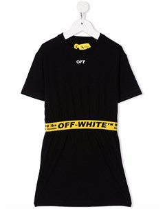 Платье футболка с декором Industrial Off-white kids