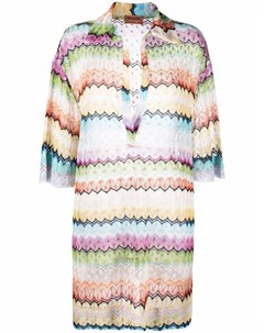 Пляжное платье с узором зигзаг Missoni