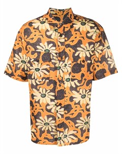 Рубашка с цветочным принтом Nanushka