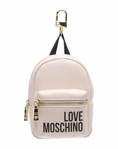 Брелок в форме рюкзака с логотипом Love moschino