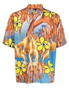 Рубашка с короткими рукавами и цветочным принтом Perks and mini
