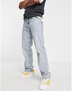 Свободные выбеленные джинсы светлого цвета Asos design