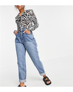 Выбеленные джинсы в винтажном стиле с завышенной талией ASOS DESIGN Petite Asos petite