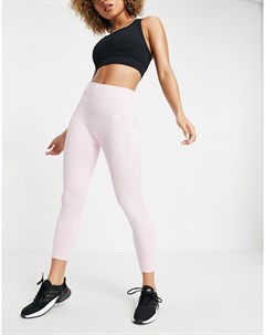 Розовые бесшовные леггинсы длиной 7 8 adidas Yoga Adidas performance