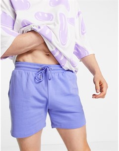 Фиолетовые узкие шорты от комплекта Asos design