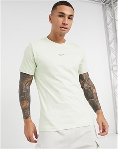 Бледно зеленая цветная футболка Nike