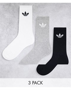 Набор из 3 пар разноцветных носков adicolor Adidas originals