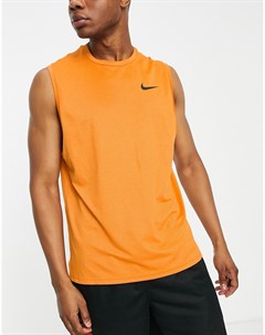 Оранжевая майка Nike Pro Training Hyperdry Dri FIT Nike training