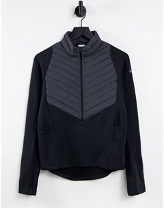 Черная светоотражающая куртка из комбинированных материалов Run Division Nike running