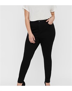 Черные джинсы зауженного кроя Sophia Vero moda curve