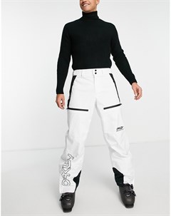 Белые горнолыжные брюки с подкладкой TNP Oakley