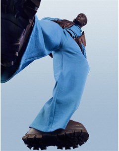 Синие джоггеры в стиле super oversized с широкими штанинами от комплекта Asos design