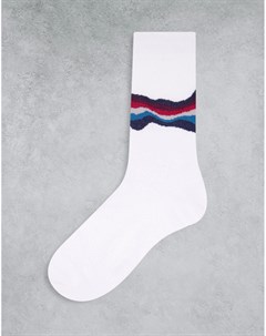 Носки до щиколотки с волнами в оттенках в стиле 70 х годов Asos design