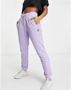 Фиолетовые джоггеры с манжетами с логотипом Trefoil Essentials Adidas originals