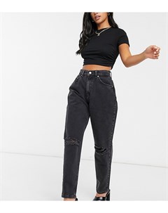 Черные джинсы в винтажном стиле с завышенной талией ASOS DESIGN Petite Asos petite