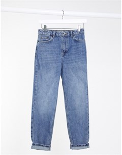 Синие выбеленные джинсы в винтажном стиле из переработанного смесового хлопка Topshop