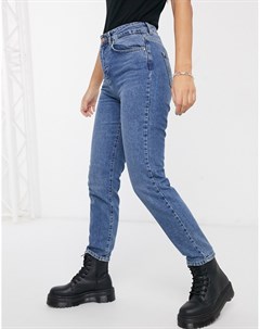 Синие премиум джинсы в винтажном стиле Noisy may