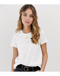 Белая футболка с круглым вырезом ASOS DESIGN Petite ultimate Asos petite