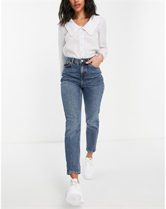 Синие джинсы в винтажном стиле Topshop