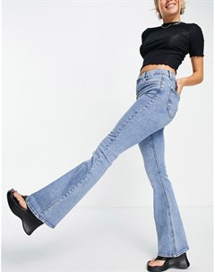 Выбеленные расклешенные джинсы Jamie Topshop