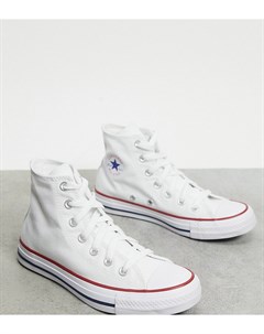 Белые высокие кеды для широкой стопы Chuck Taylor All Star Converse