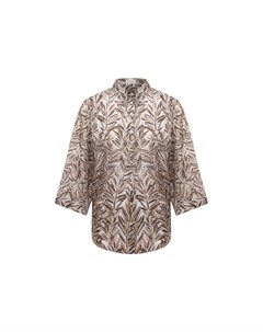 Шелковая блузка Brunello cucinelli