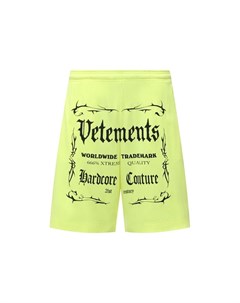 Хлопковые шорты Vetements