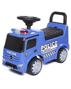 Каталка детская BabyCare Mercedes Benz Antos Police синяя Baby care