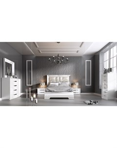 Кровать franco carmen белый 190 0x140 0x218 0 см Franco furniture