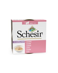 Влажный корм консервы для кошек с лососем в собственном соку 85 гр Schesir