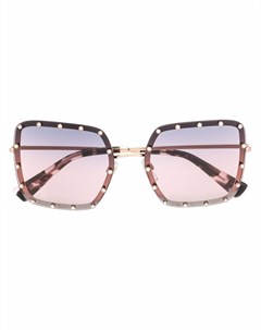 Солнцезащитные очки со стразами Valentino eyewear