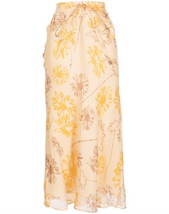 Шифоновая юбка с цветочным принтом Lee mathews