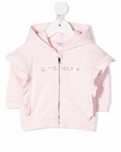 Худи на молнии с логотипом Givenchy kids