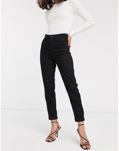 Черные джинсы в винтажном стиле Topshop